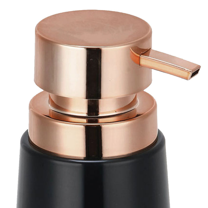 MSV Zeeppompje|dispenser - Coruna - PS kunststof - zwart - 15 cm