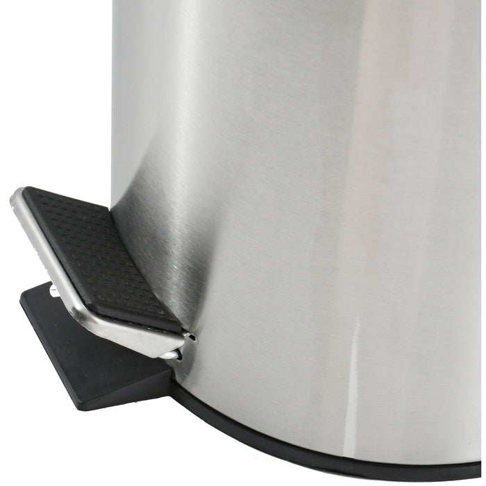 MSV Pedaalemmer - glans zilver - 3L - 16 x 25 cm