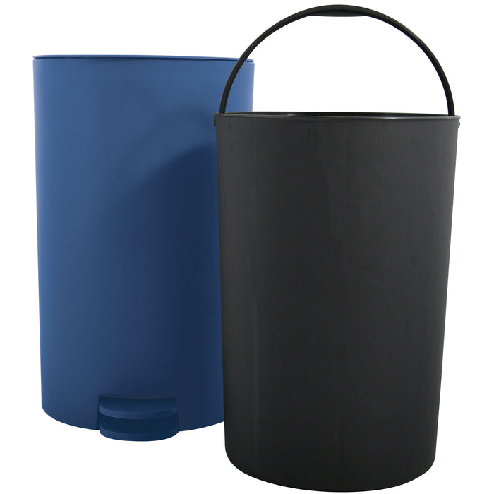MSV badkamer|toilet pedaalemmer - marine blauw - 3L - 15 x 27cm