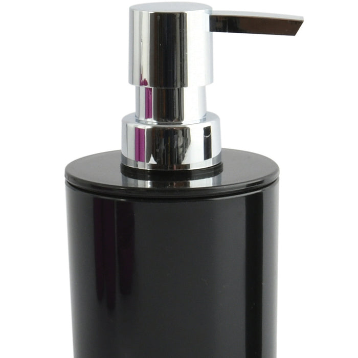 MSV Zeeppompje|dispenser Porto - PS kunststof - zwart - 7 x 16 cm
