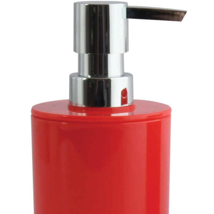 MSV Zeeppompje|dispenser Porto - kunststof - rood - 7 x 16 cm