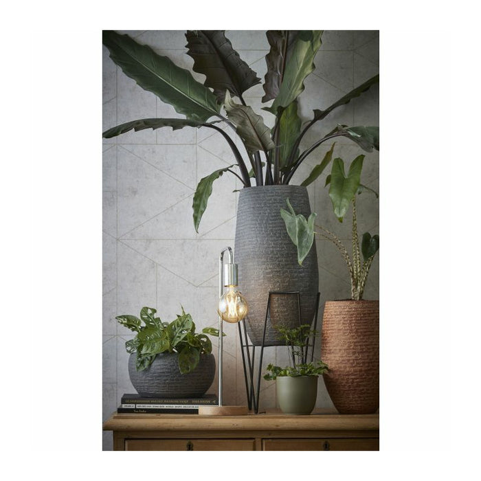 Mica Decorations bloempot plantenstandaard|verhoger - zwart - D18 x H2