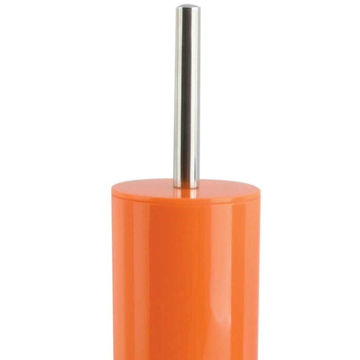 MSV Porto Toilet|wc-borstel houder - kunststof - oranje - 38cm