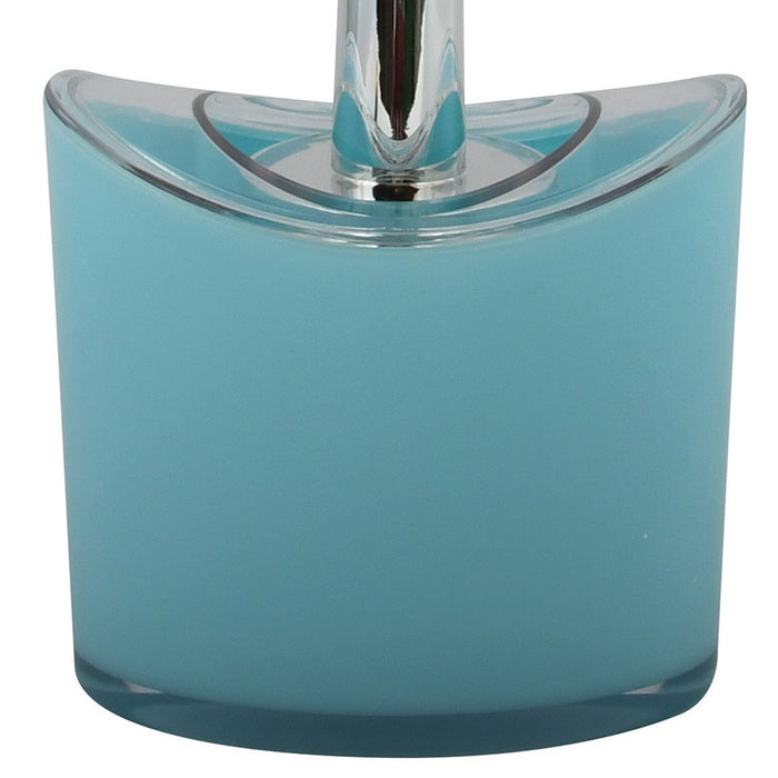 MSV Toiletborstel houder|wc-borstel Aveiro - kunststof - lichtblauw