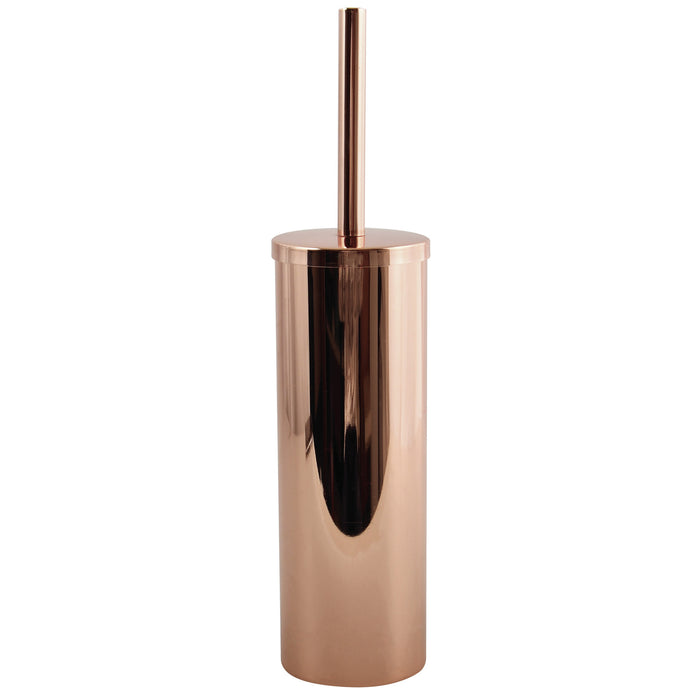 MSV Toilet|wc-borstel in houder Doha - rvs - koper kleur - 40 cm