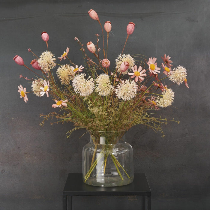 Mica Decorations Bloemenvaas Mathew - gerecycled glas - D19 x H18 cm