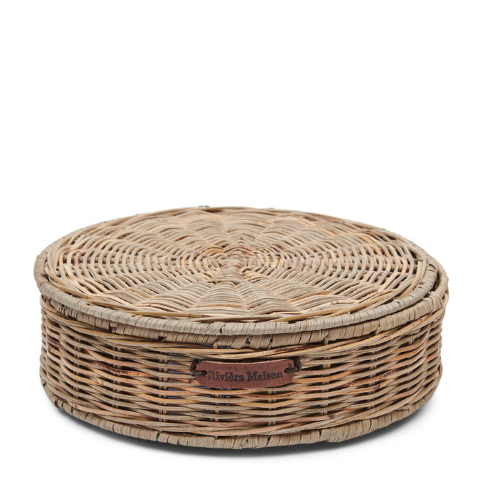 Riviera Maison RR Tea Box Round - 27.0x27.0x8.0 cm
