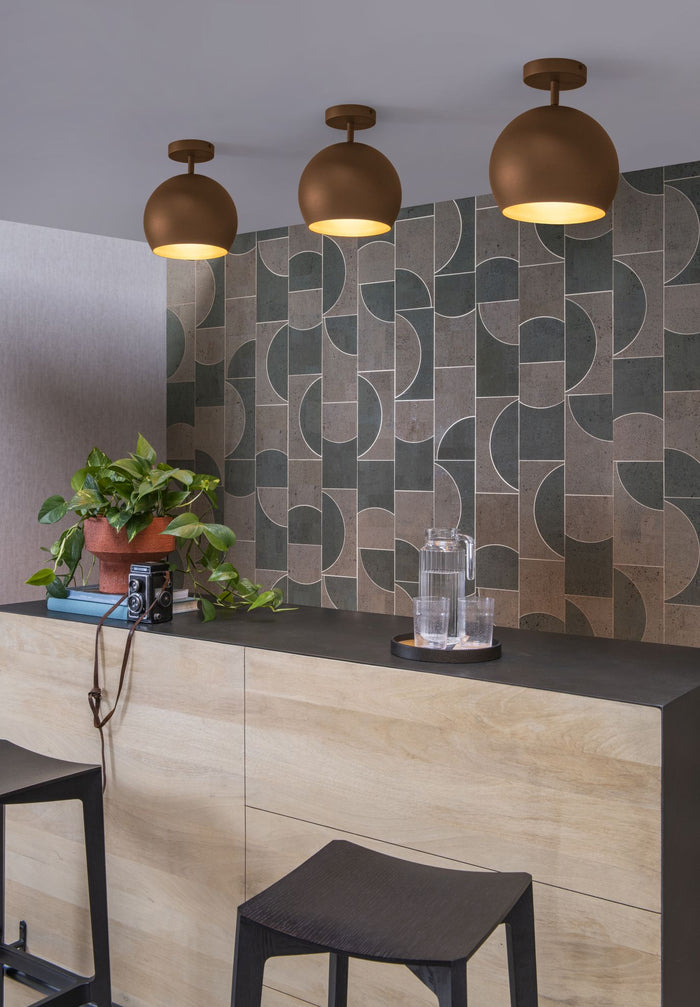 Lucide BINK Plafonnière 1xE27 - Okergeel