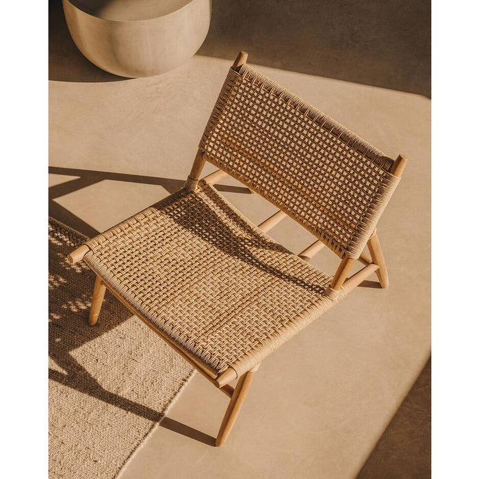 Kave Home - Codolar fauteuil in massief teakhout