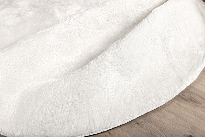 Nest living Kelsey Vloerkleed Ø 200 cm - Wit