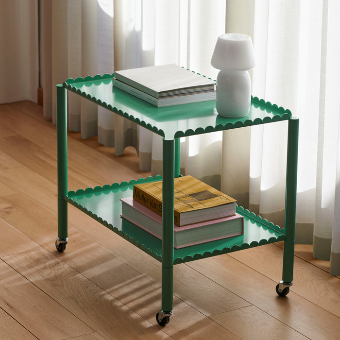 HAY Arcs Trolley Low Bijzettafel - Jade Green