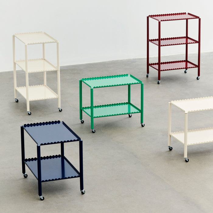 HAY Arcs Trolley Low Bijzettafel - Steel Blue