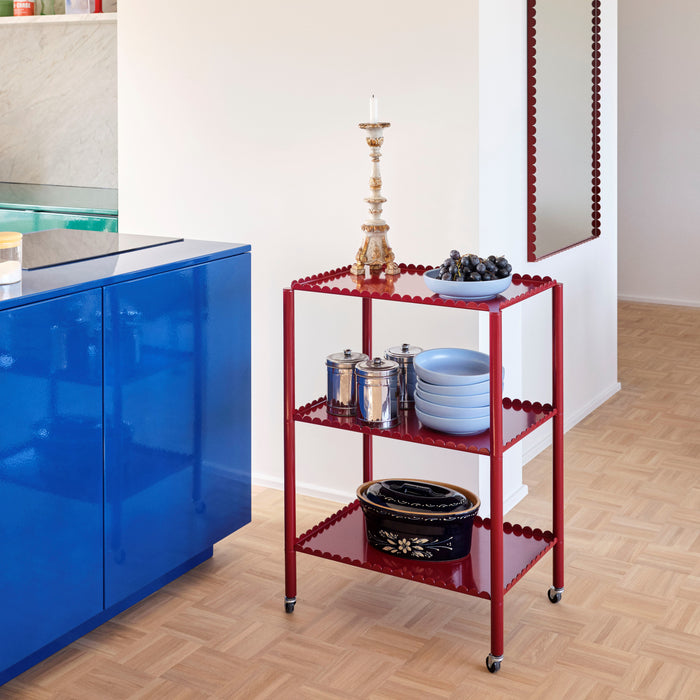HAY Arcs Trolley High Bijzettafel - Auburn Red