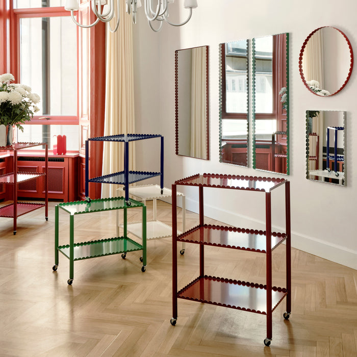HAY Arcs Trolley High Bijzettafel - Auburn Red