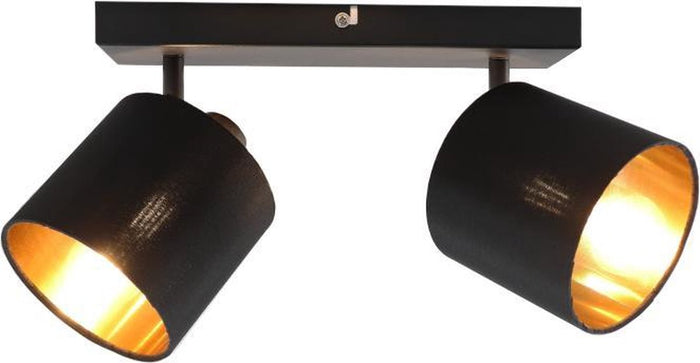 Reality Tommy Spot 2x E14 Zwart