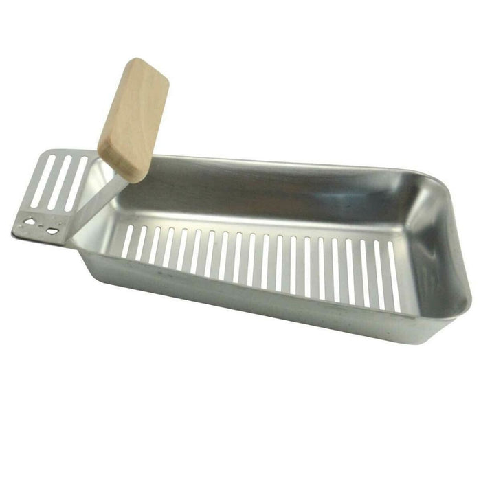 Bbq Collection Barbecue Pan roestvrij staal met houten handvat