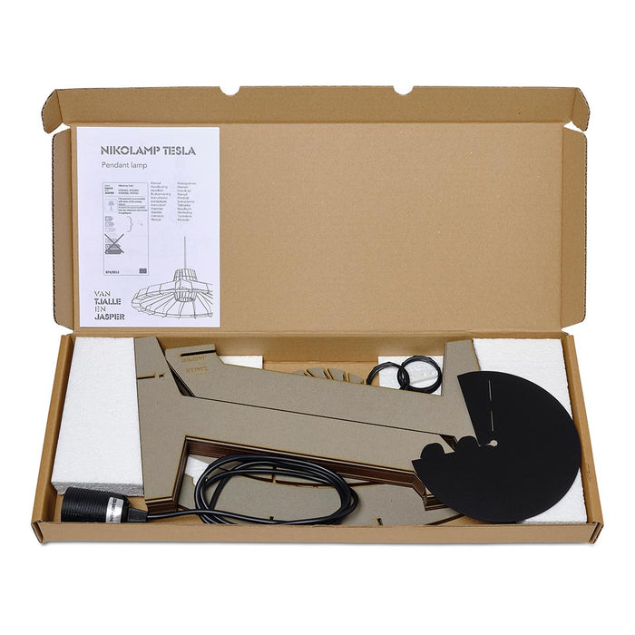 Van Tjalle en Jasper Nikolamp Tesla hanglamp - Soft Grey