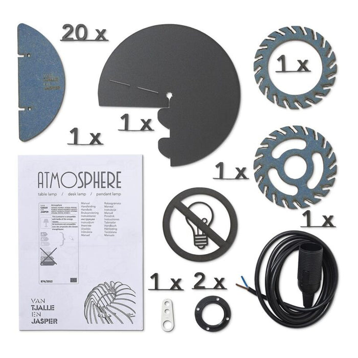 Van Tjalle en Jasper Atmosphere hanglamp - Deep Blue