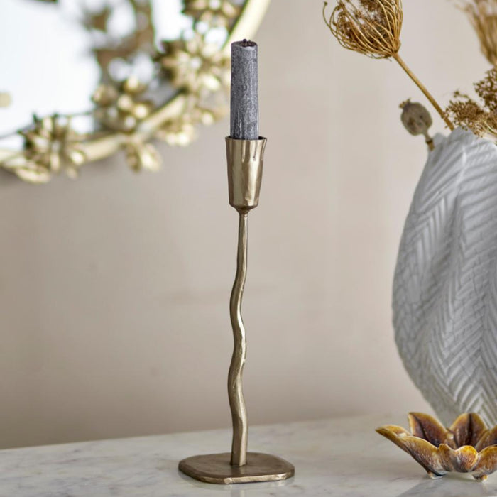 Bloomingville Kayla Kandelaar - 26 x Ø 7 cm - Messing