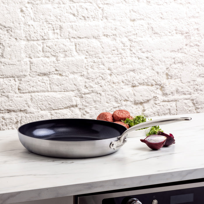 GreenPan Barcelona Koekenpannenset incl. Wokpan - Zilver