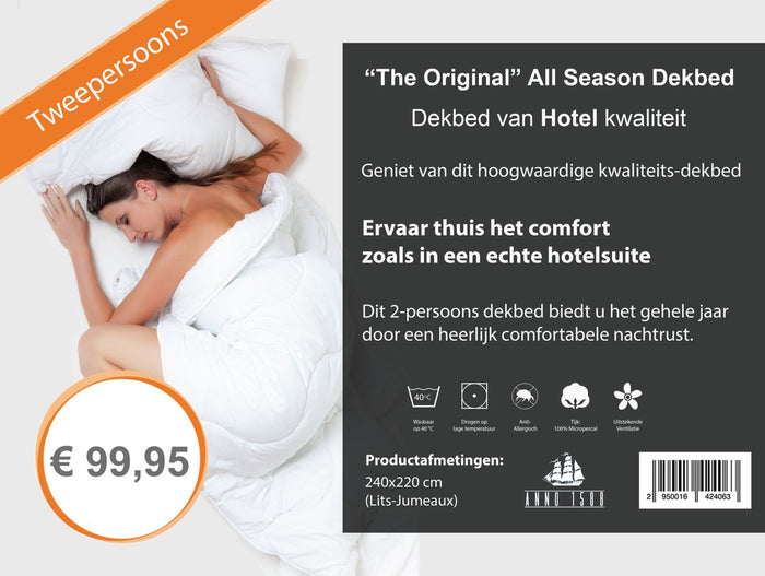 Mörgenn Luxe Hotel Dekbed - All Season - 240x220 cm