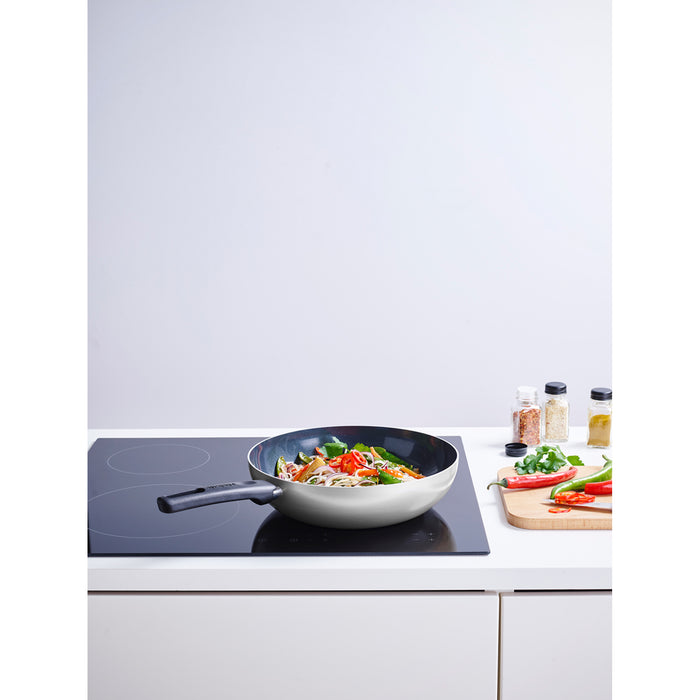 Brabantia Indu+ Wokpan, 28 cm, anti-aanbaklaag