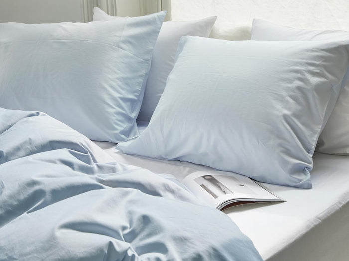 Yumeko dekbedovertrek katoen satijn sky blue 200x220 + 2|60x70