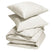 Yumeko overtrekset katoen satijn sandy grey 240x220 + 2|60x70