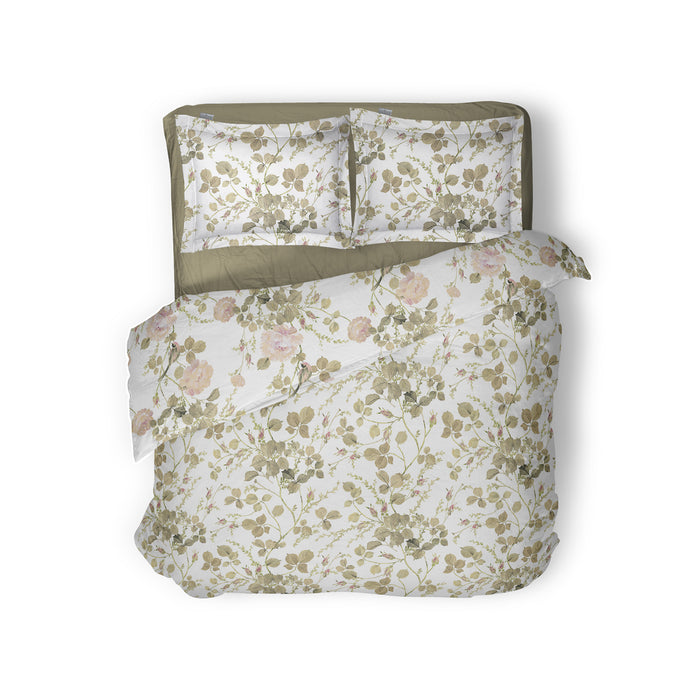 LINNICK Dekbedovertrek katoen Juliet - white