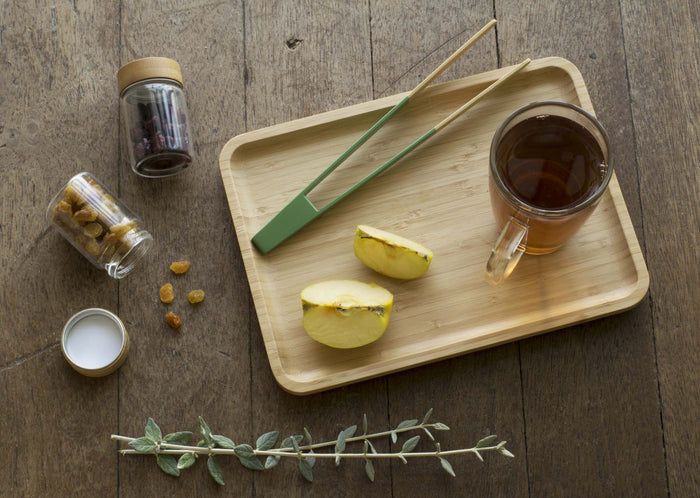 Pebbly - Kruidenpotjes, Set van 3 Stuks, Bamboe, 750 ML - Pebbly