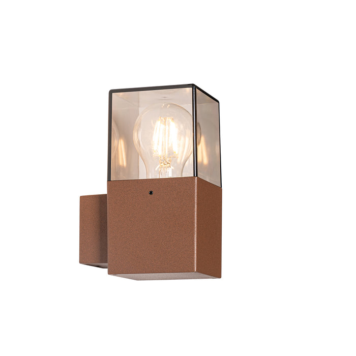 QAZQA Industriële buiten wandlamp roestbruin IP44 - Denmark