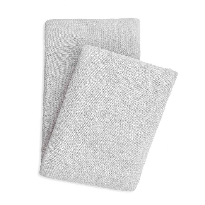 Yellow Katoen Bedsprei Plaid Ica - vapor grey 140x200cm