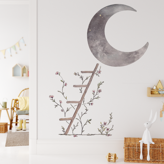 Grote maan muursticker