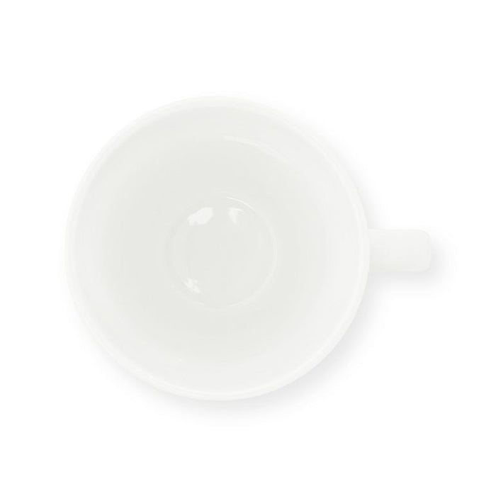 vtwonen Mini Mokken met Oor - Set van 6 - Wit - Porselein - 150ml