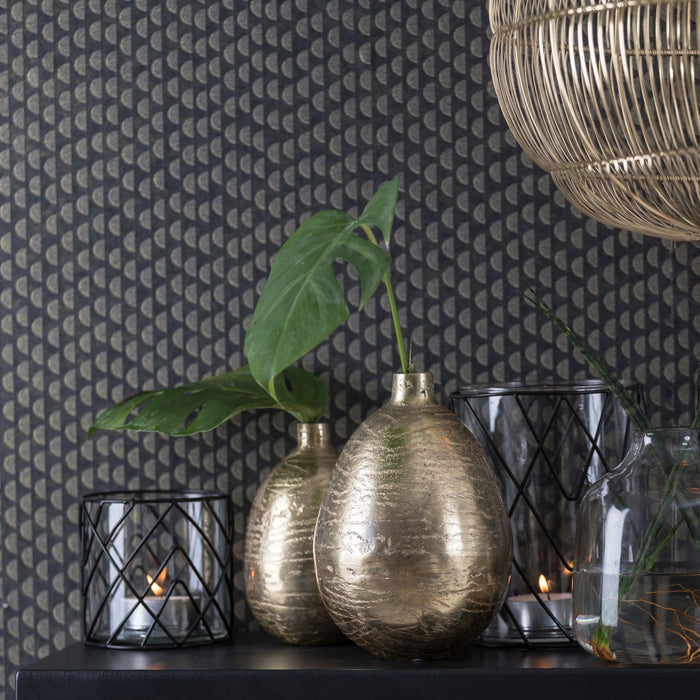 Light & Living Vaas Molza Goud - Metaal - 16x21x16cm (BxHxD)