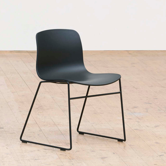 HAY About a Chair AAC08 Stoel - Black Steel - Black
