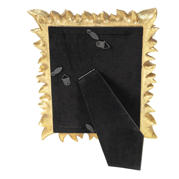 Clayre & Eef Fotolijst 10x15 cm Goudkleurig Kunststof Rechthoek