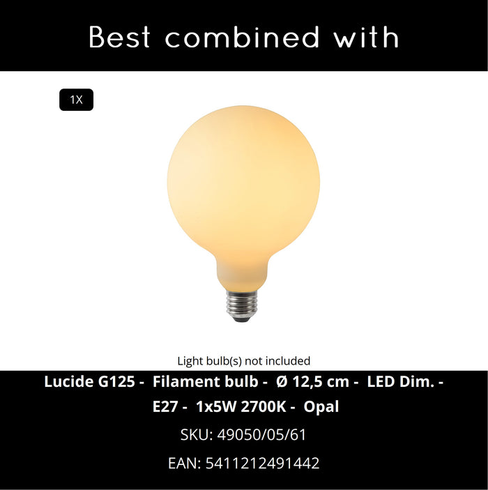 Lucide Premium AKRON Hanglamp - Zwart