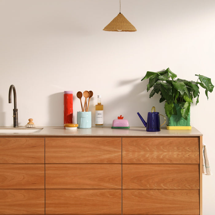 &k amsterdam Flake Voorraadpot - Blauw