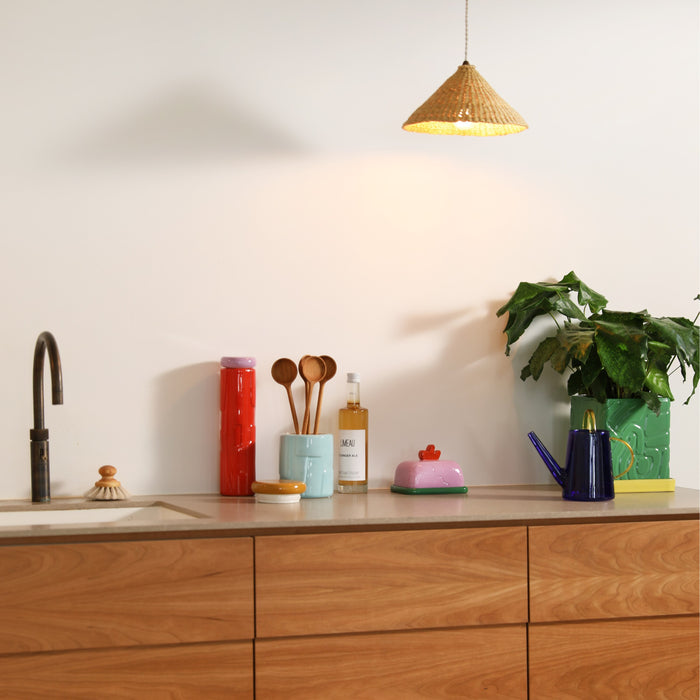 &k amsterdam Flake Voorraadpot - Blauw