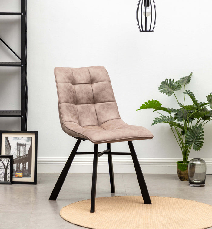 Furnihaus Eetkamerstoel Dexx - Taupe - Set van 2