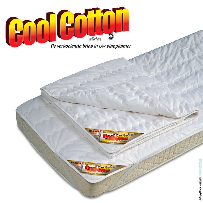 Cool Cotton beschermtopper 100% katoen koele Matrasoplegger 160x200cm