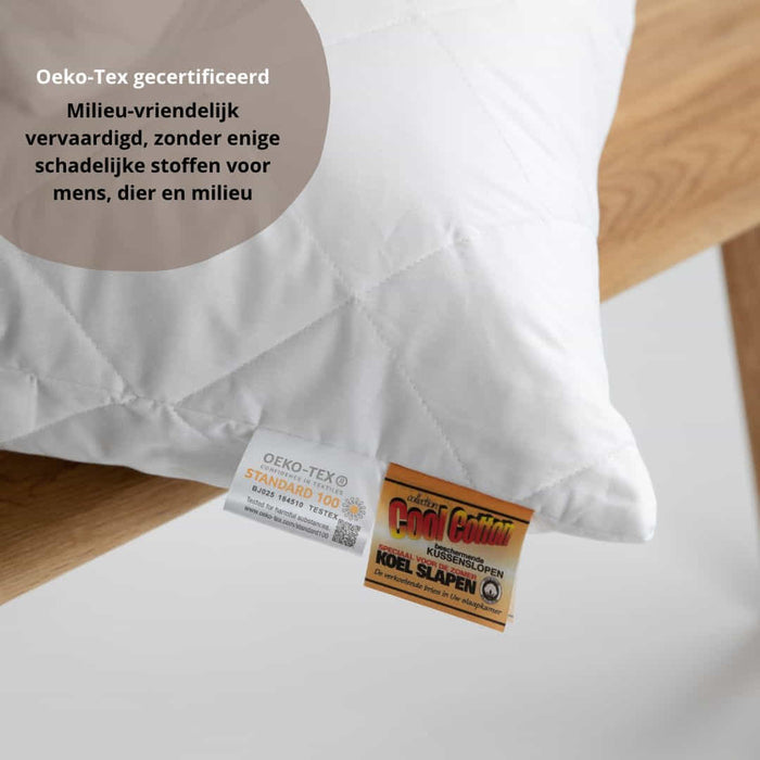 Cool Cotton Flinterdun en licht 100% katoenen Kussensloop 60x70cm