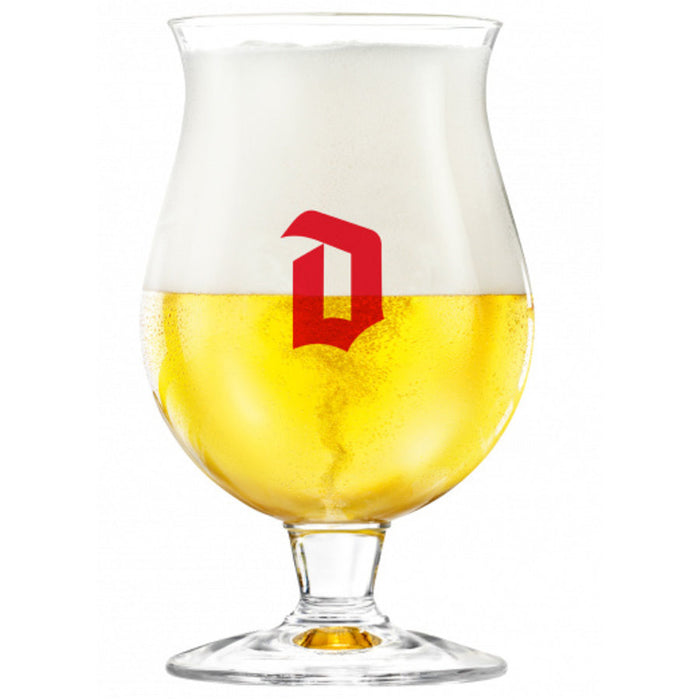 Duvel Bierglazen Op Voet 33cl - 6 Stuks - Bier Glas - Bolle Vorm