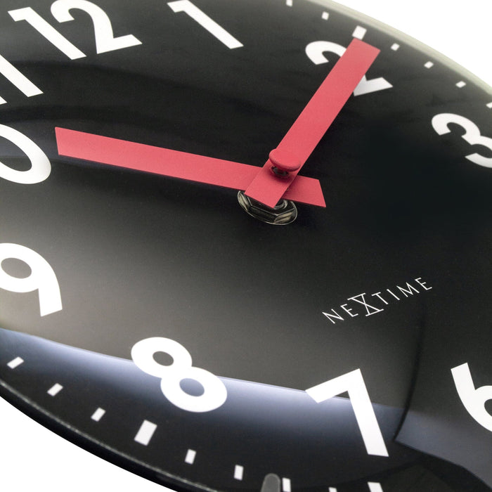 NeXtime - Tafel|Wandklok 20cm-Koepelvormig Glas