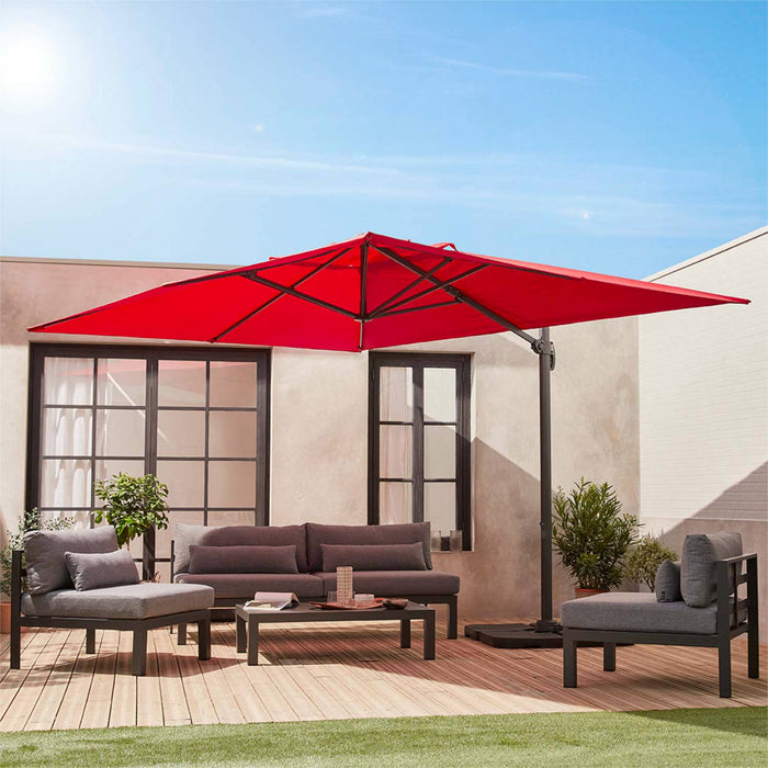 sweeek - Rechthoekige parasol 3x4m