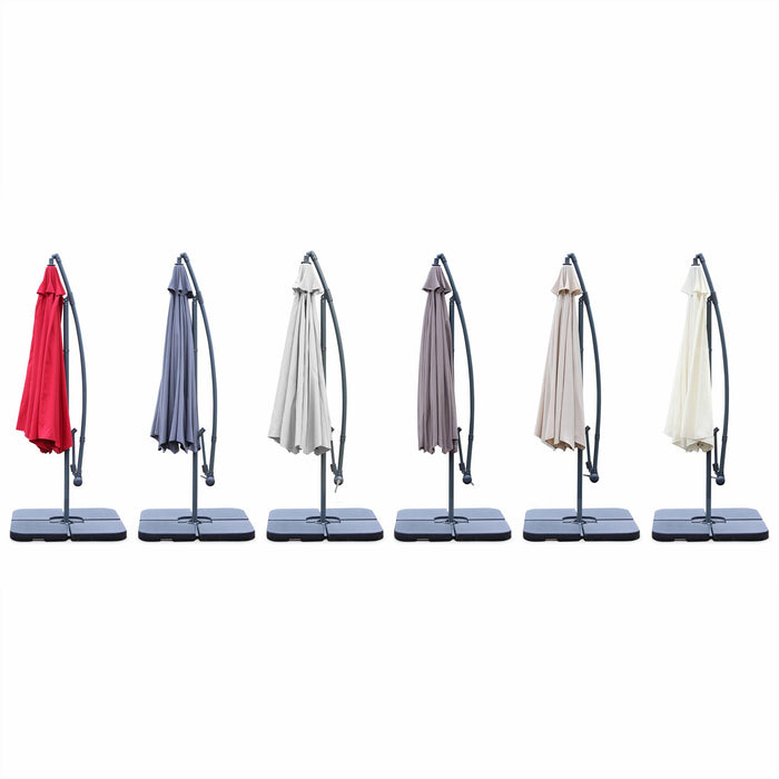 sweeek - Zweefparasol rond 350cm