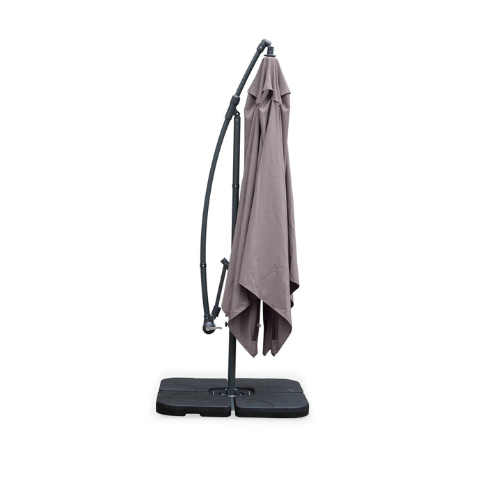 sweeek - Zweefparasol vierkant 3x3m