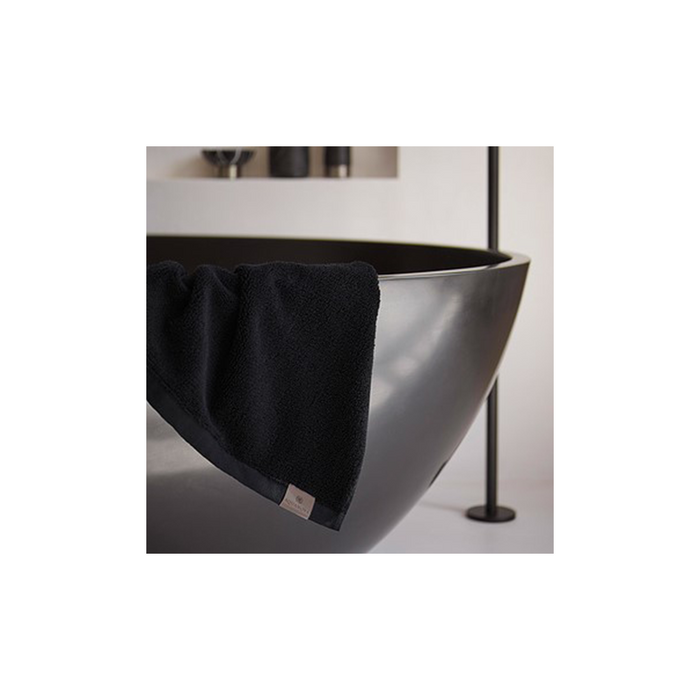 Aquanova Oslo Handdoek L 55 x B 100 cm - Zwart
