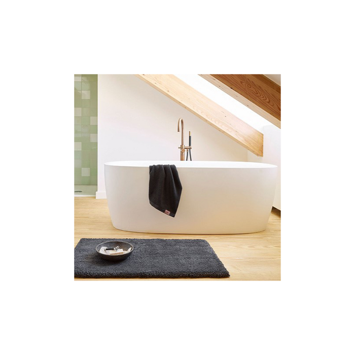 Aquanova Oslo Handdoek L 55 x B 100 cm - Zwart